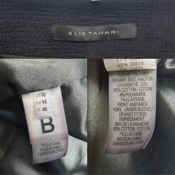 Elie Tahari Asymmetric Zip Jacket - Picture 8 of 8